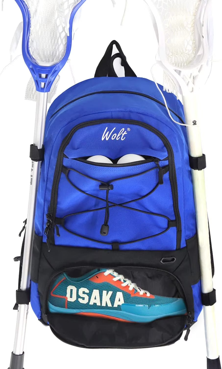 Extra Large Lacrosse Backpack Bag with Two Stick Holders K24249