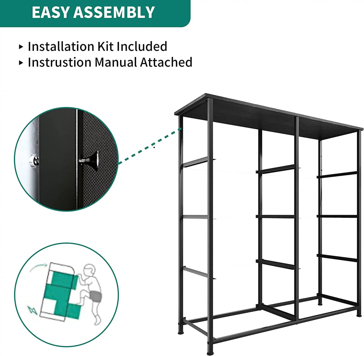 8 Drawer Fabric Storage Dresser Y832