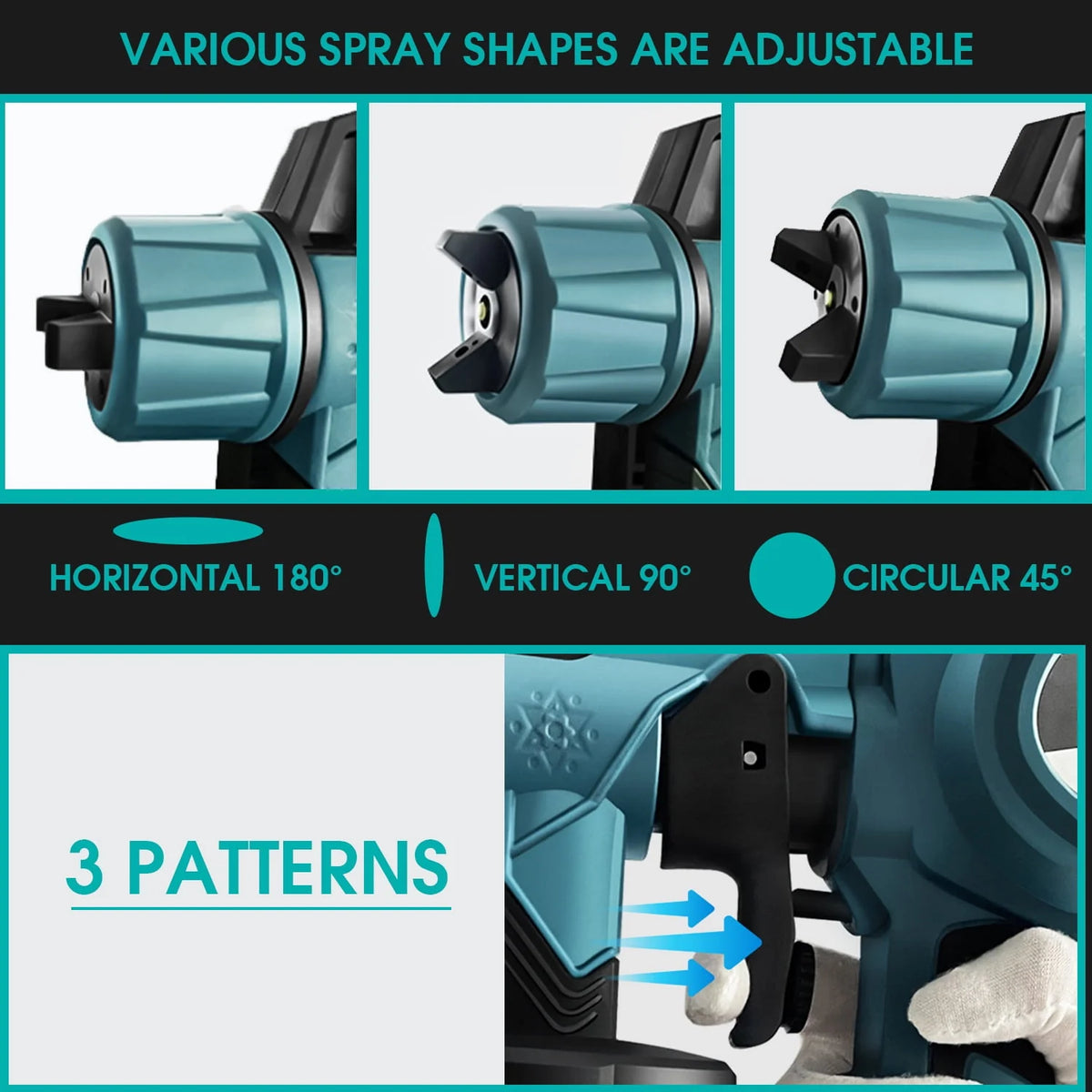800W Electric HVLP Paint Sprayer O216661