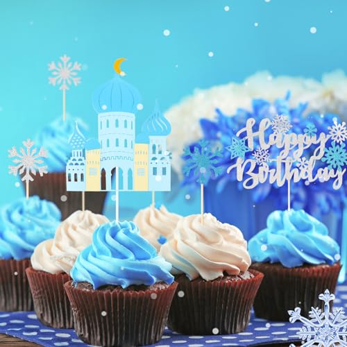 35 Piece Christmas Cake Topper Set W1436