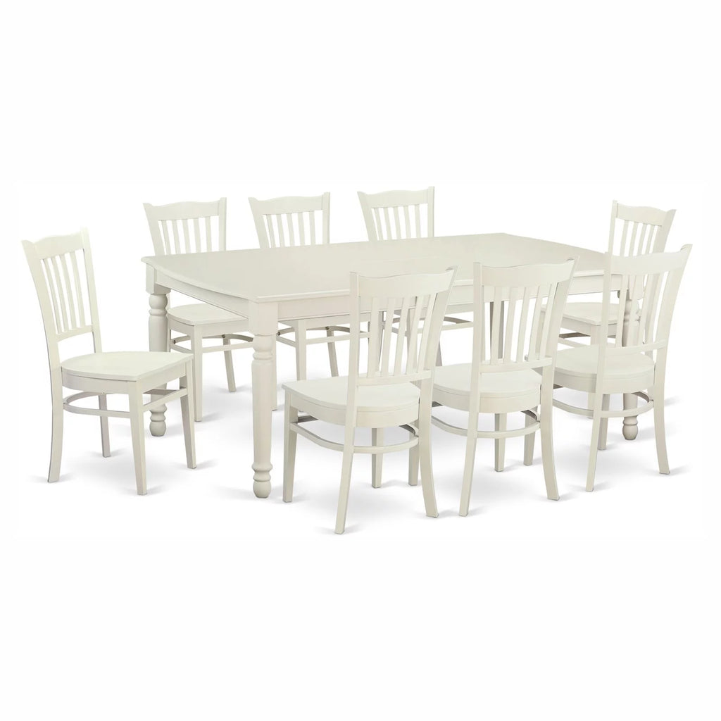 9 Piece Wood Dining Room Set T205