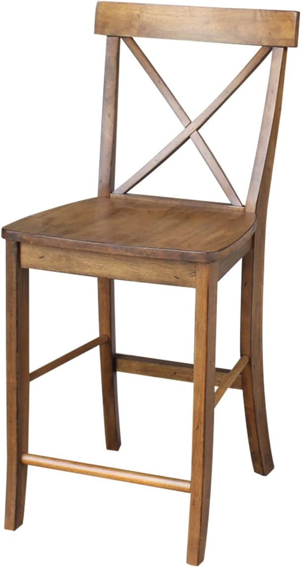 24 inch Pecan Barstool T811655