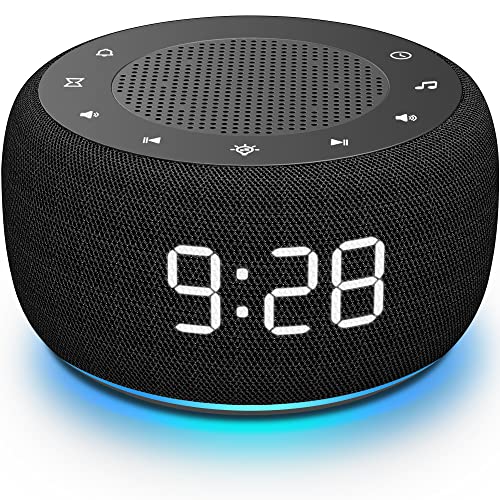 White Noise Machine with 18 Soothing Sounds, 7 Night Light, Sleep Timer H468495