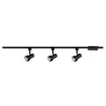 Black Integrated LED Linear Track Lighting Kit P1867