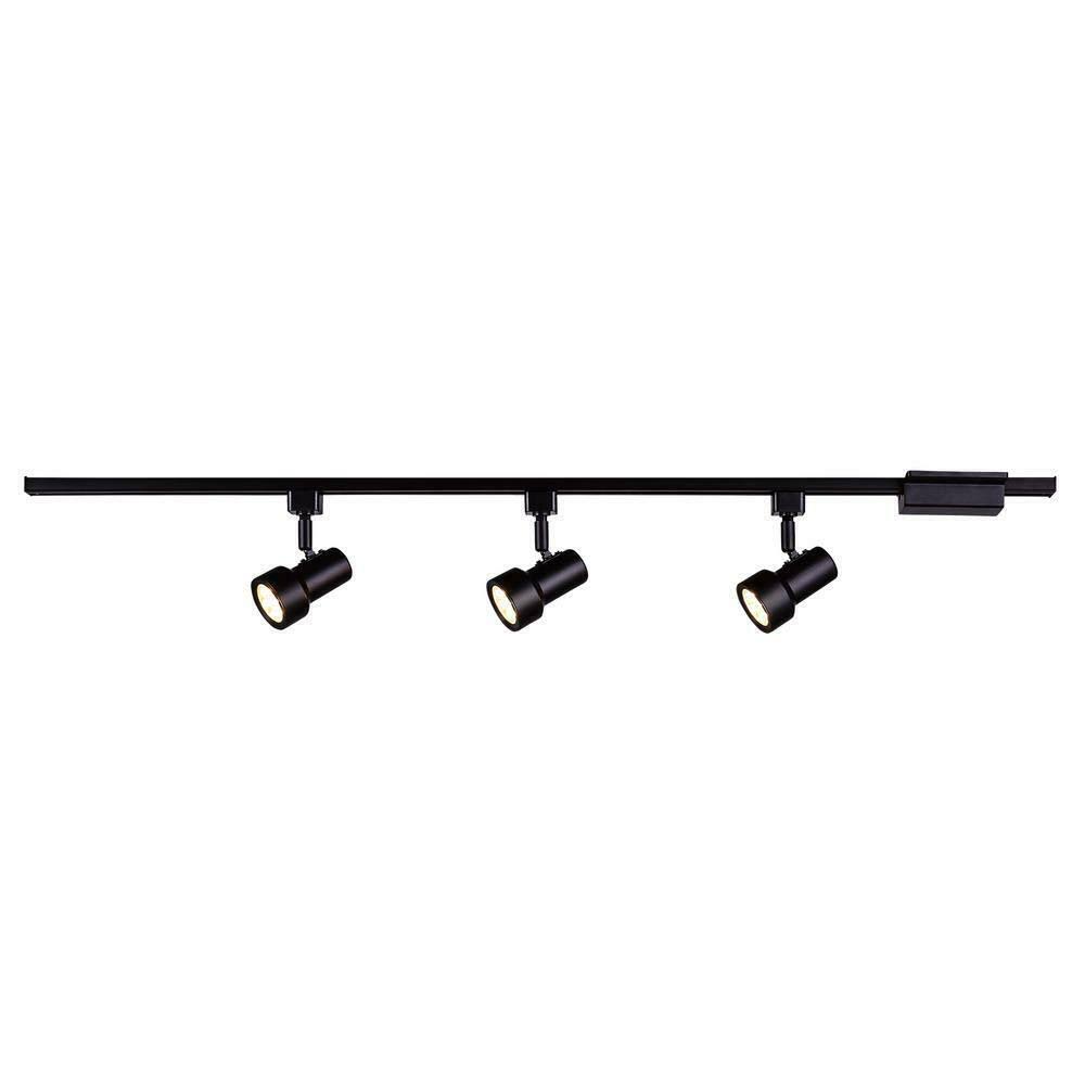 Black Integrated LED Linear Track Lighting Kit P1867