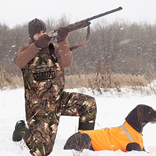 Waterproof Fleece-Lined Insulated Chest Waders with 1600g Boots F2952