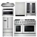 48 in. Gas Range, Range Hood, Refrigerator, Dishwasher, Microwave Drawer, Wine Cooler B44654