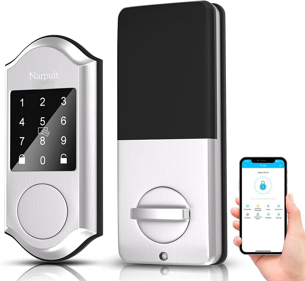 Bronze Smart Lock Electronic Deadbolt with Wi-Fi and Bluetooth F928