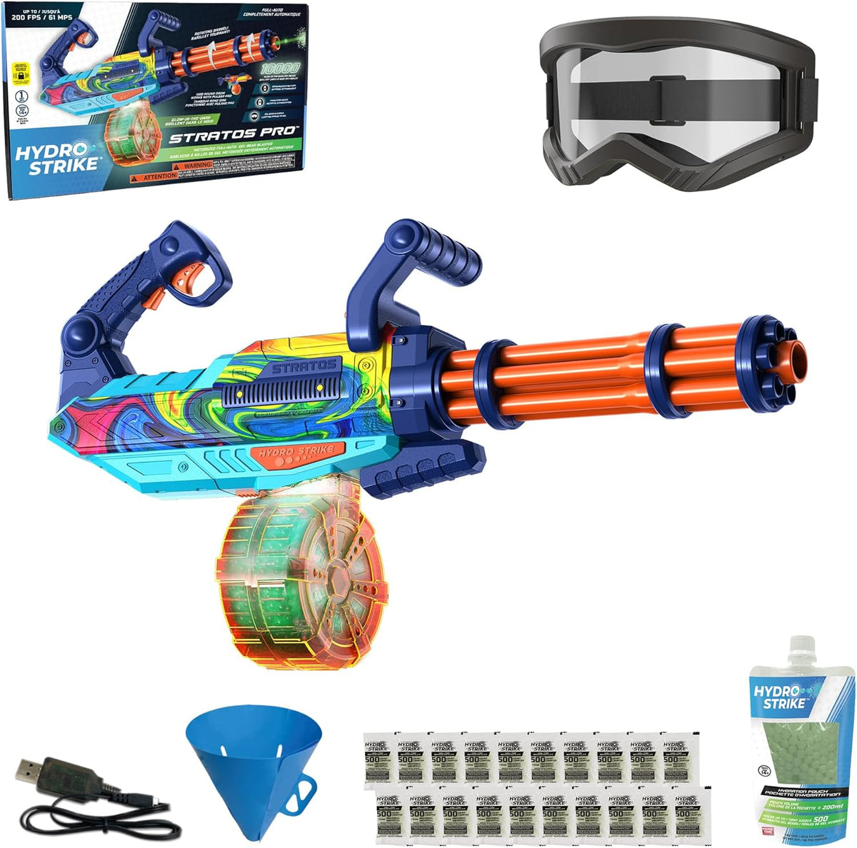Battery Gel Bead Blaster with Rotating Barrel F473799