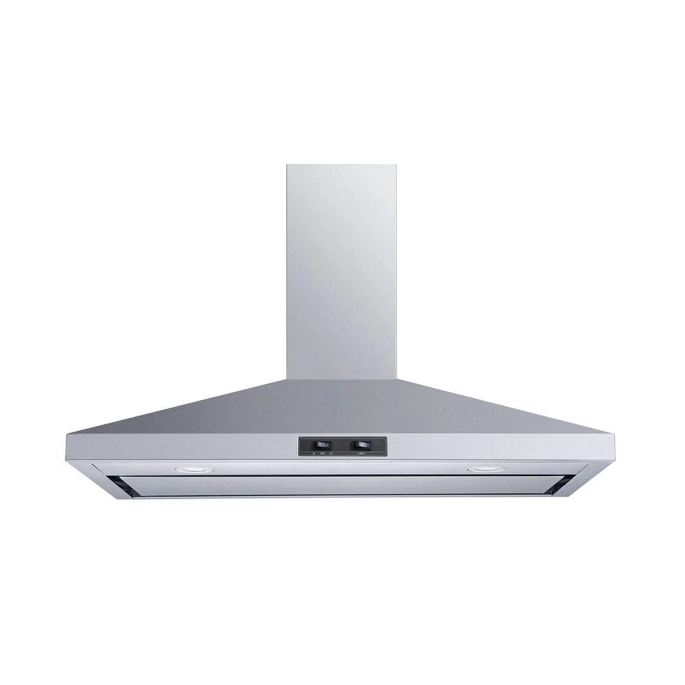 36 in. Convertible Wall Mount Range Hood in Stainless Steel with Mesh Filter N485456