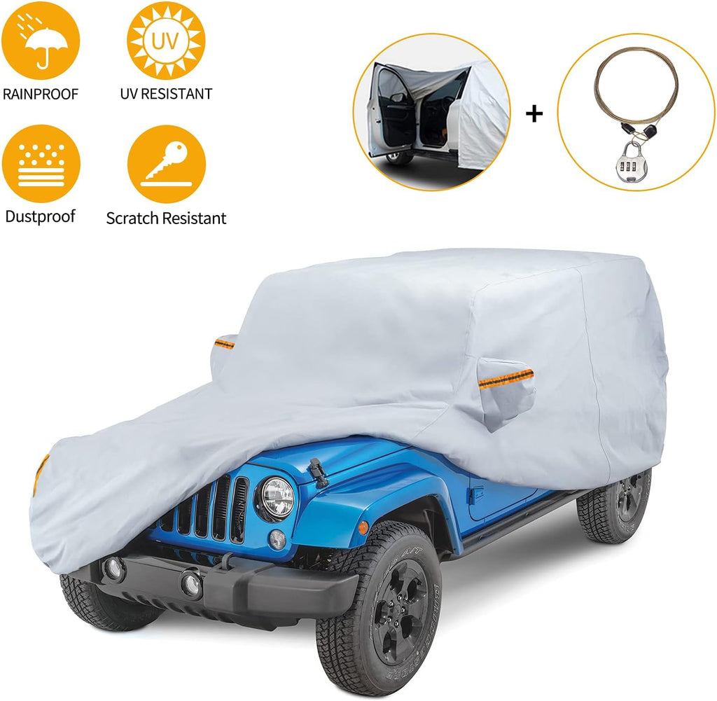 Waterproof Car Cover for Jeep Wrangler JK C5919