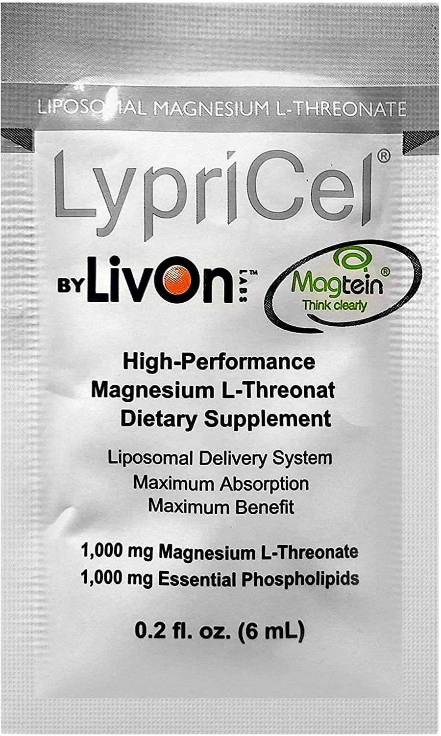 Liposomal Magnesium L-Threonate 30 Packets I36561