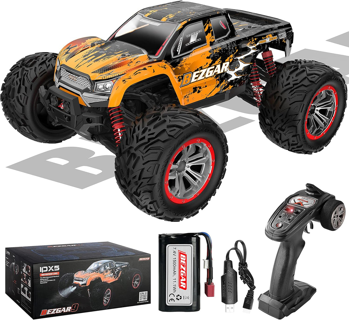 1:12 Scale 4WD High Speed RC Truck with 3 Rechargeable Batteries Z896