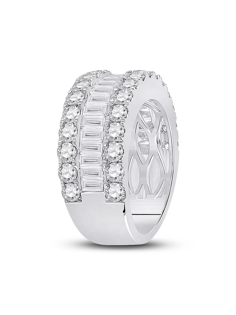 Baguette Diamond Anniversary Ring 3 Cttw H81941