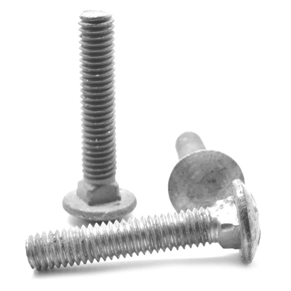 3/8x22-16 x 2 3/4x22 Coarse Thread Grade A Carriage Bolt Hot Dip Galvanized Y1321