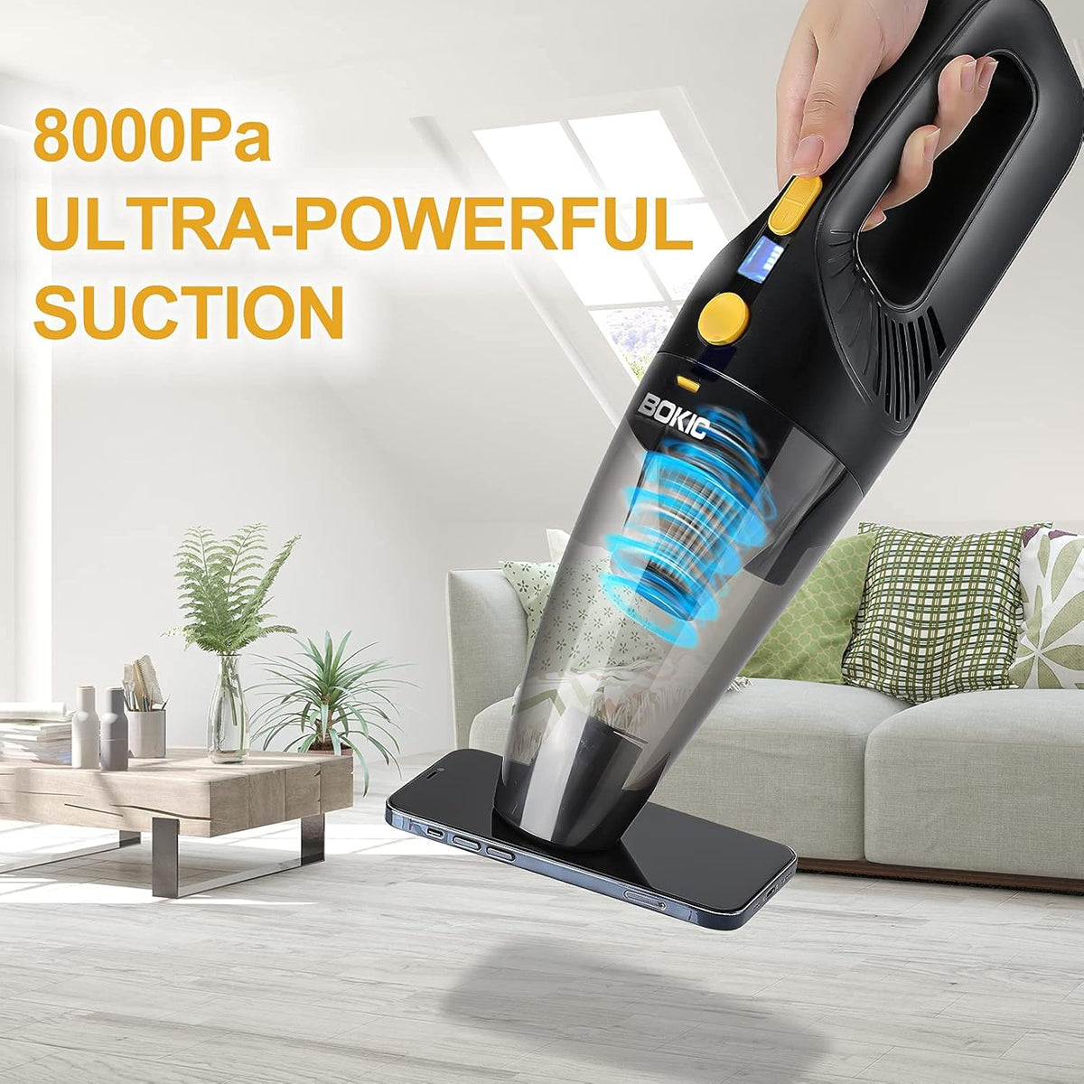 Cordless Handheld Car Vacuum Cleaner 8000Pa D594791