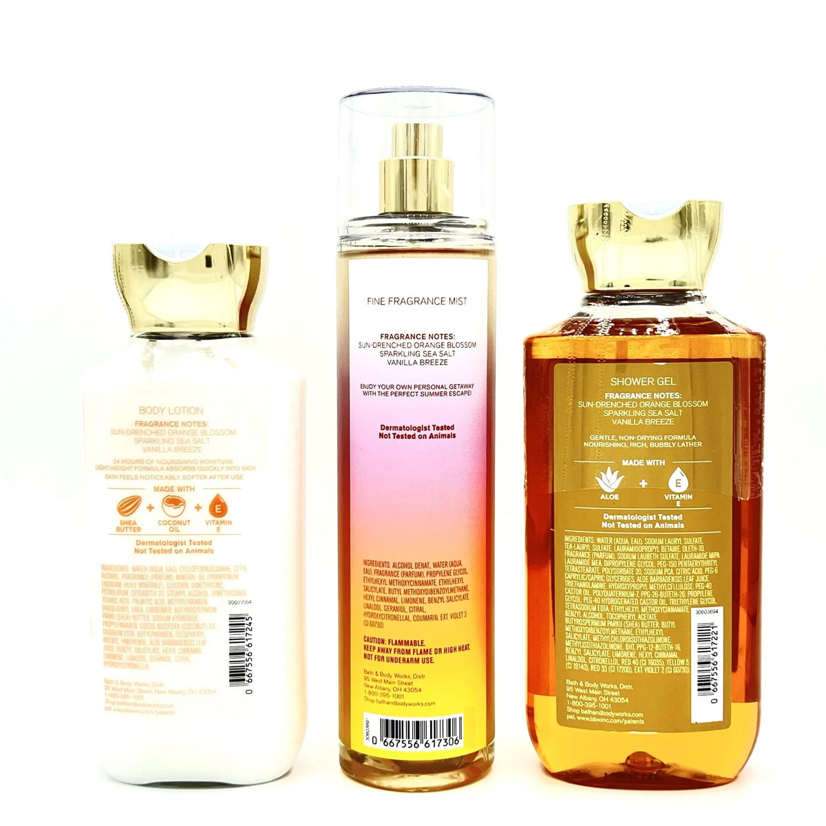 8oz Body Lotion, 8oz Fine Fragrance Mist and 10oz Shower Gel 3-Piece Bundle Y4892