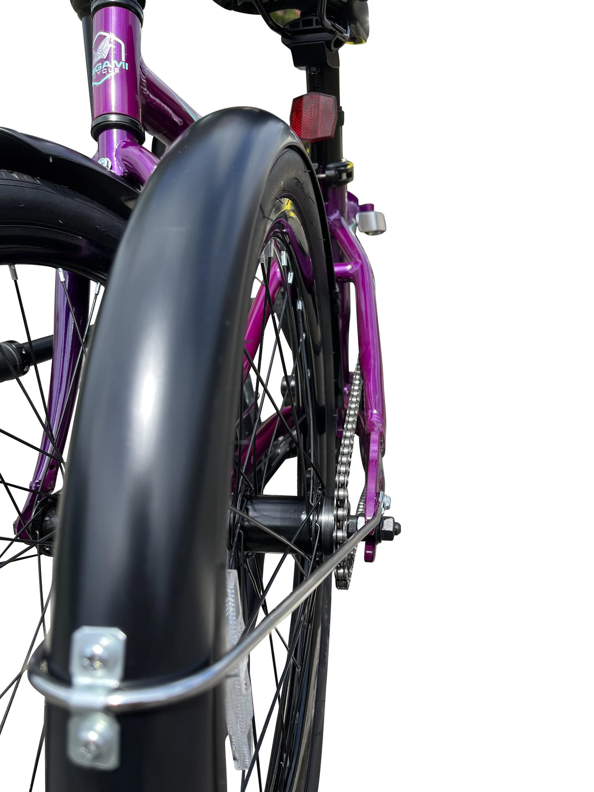 Purple Lightweight Aluminum Folding Bike U676
