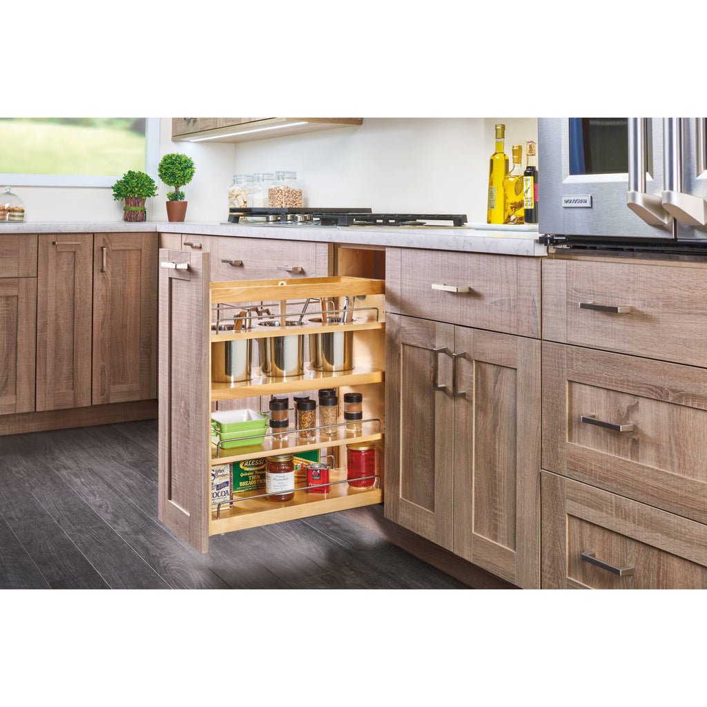 6.25 in Base Cabinet Organizer with 3 Utensil Bins J207245