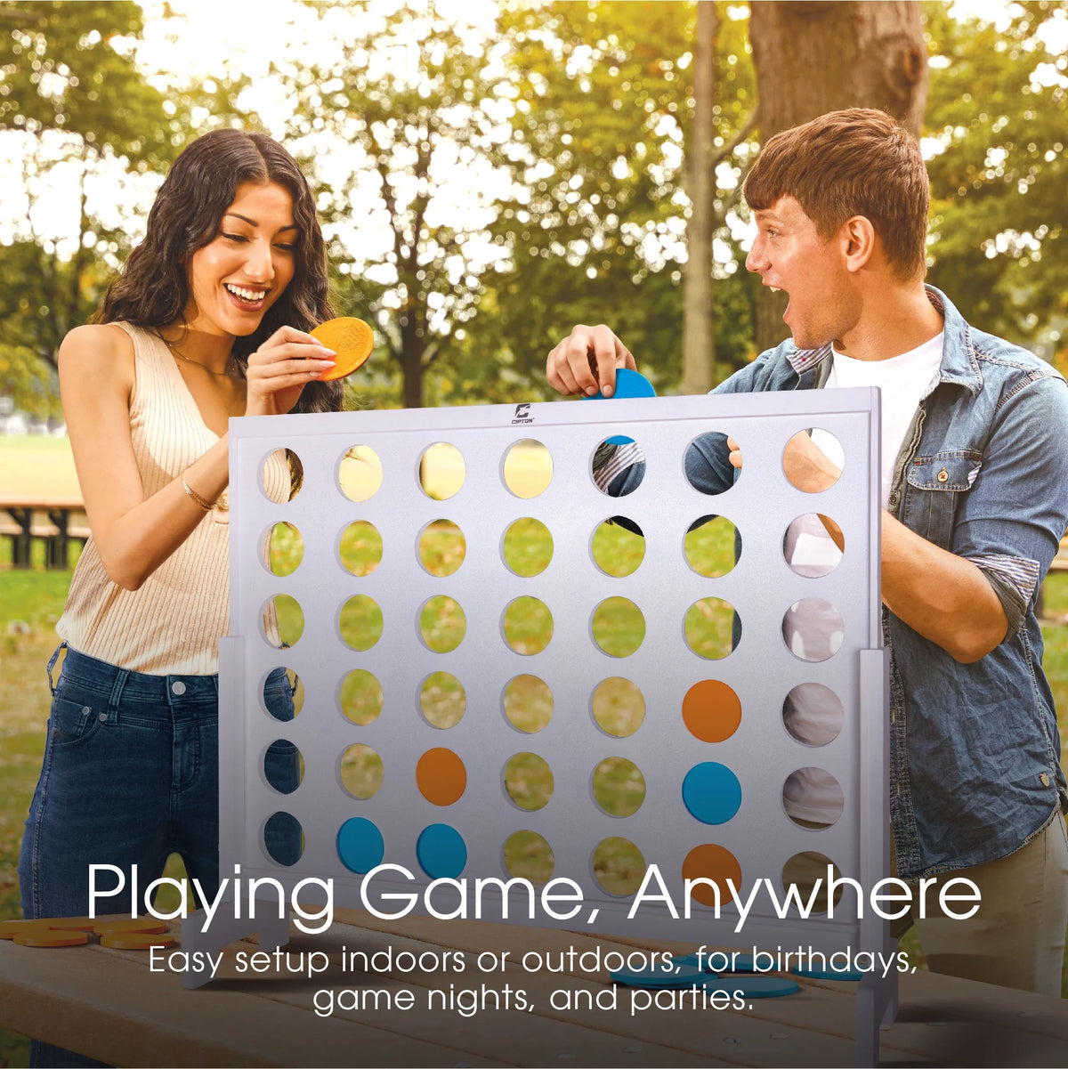 4 In A Row Jumbo Sized Indoor and Outdoor Game S521907