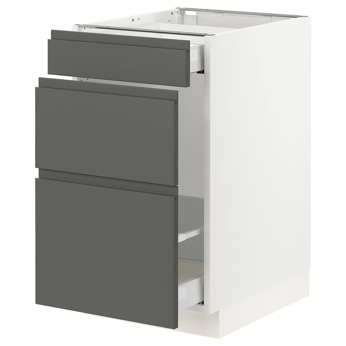 White Base Cabinet for Recycling X2801