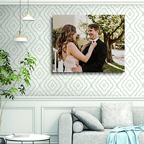 Custom Framed Canvas Prints with Photos, Personalized Picture to Canvas Wall Art (8" Wx10 H) X30620