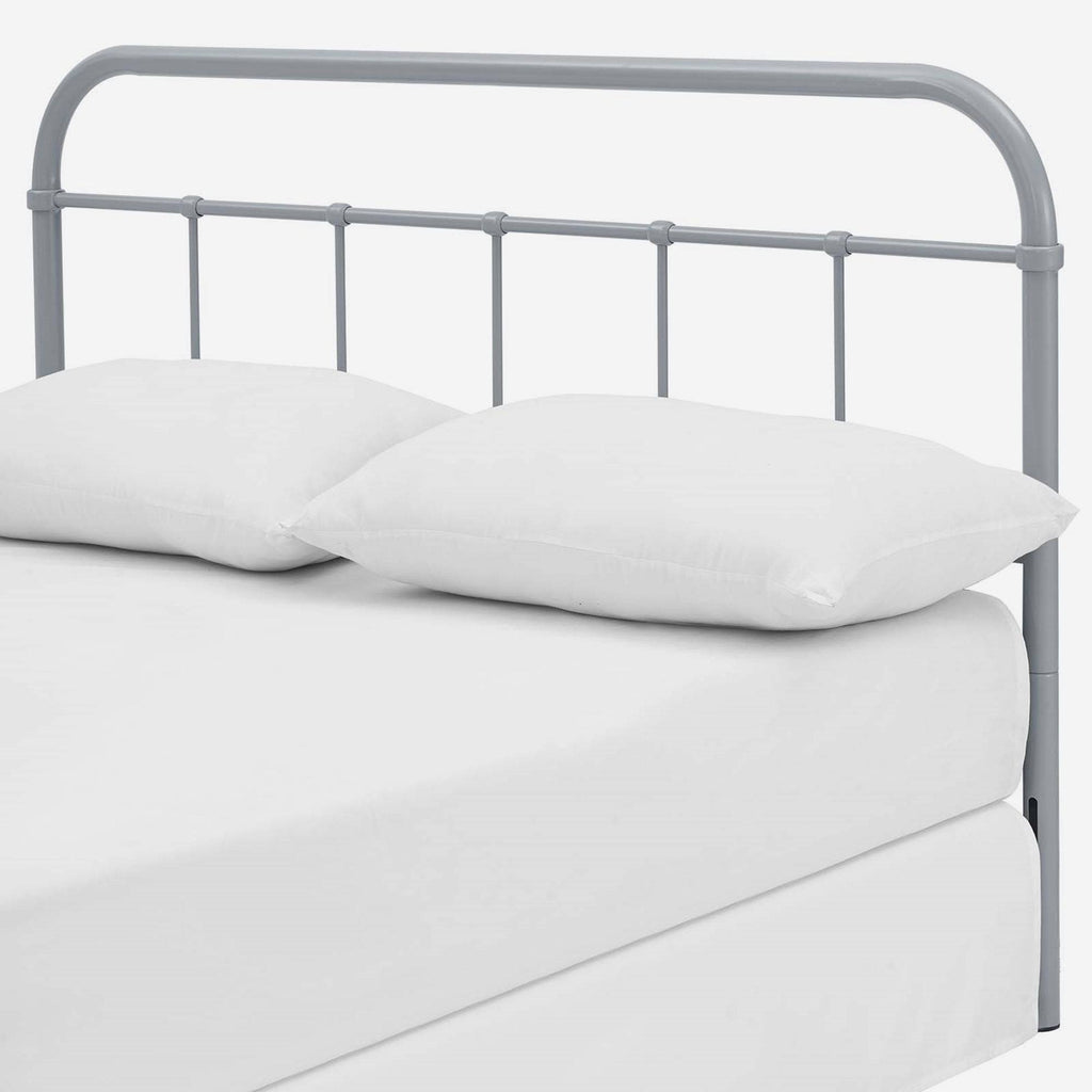 Grey Full Size Metal Headboard X943685
