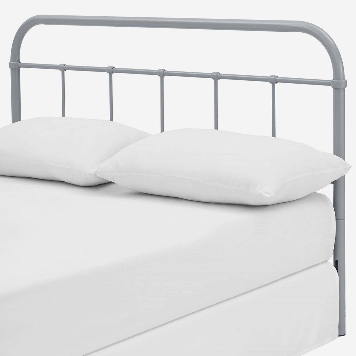 Grey Full Size Metal Headboard X943685