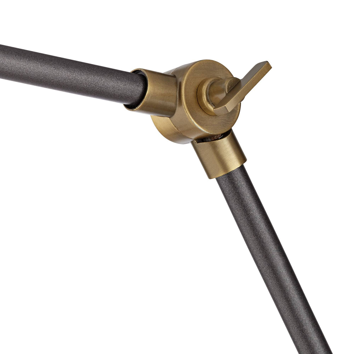 Industrial Swing Arm Wall Lamp Gunmetal Brass Plug-In Light Fixture Adjustable F875