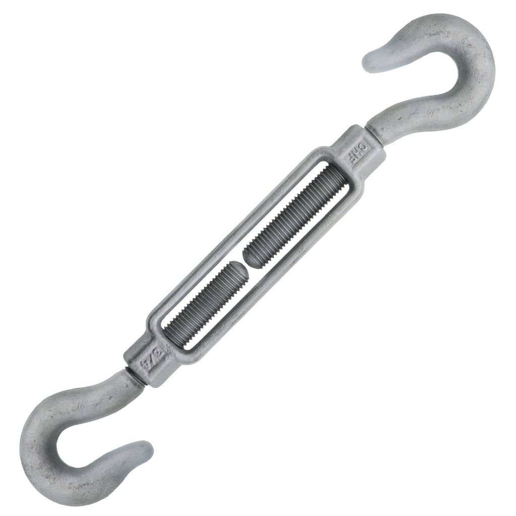 5/8 x 6 Hot Dip Galvanized Hook x Hook Turnbuckle R1654