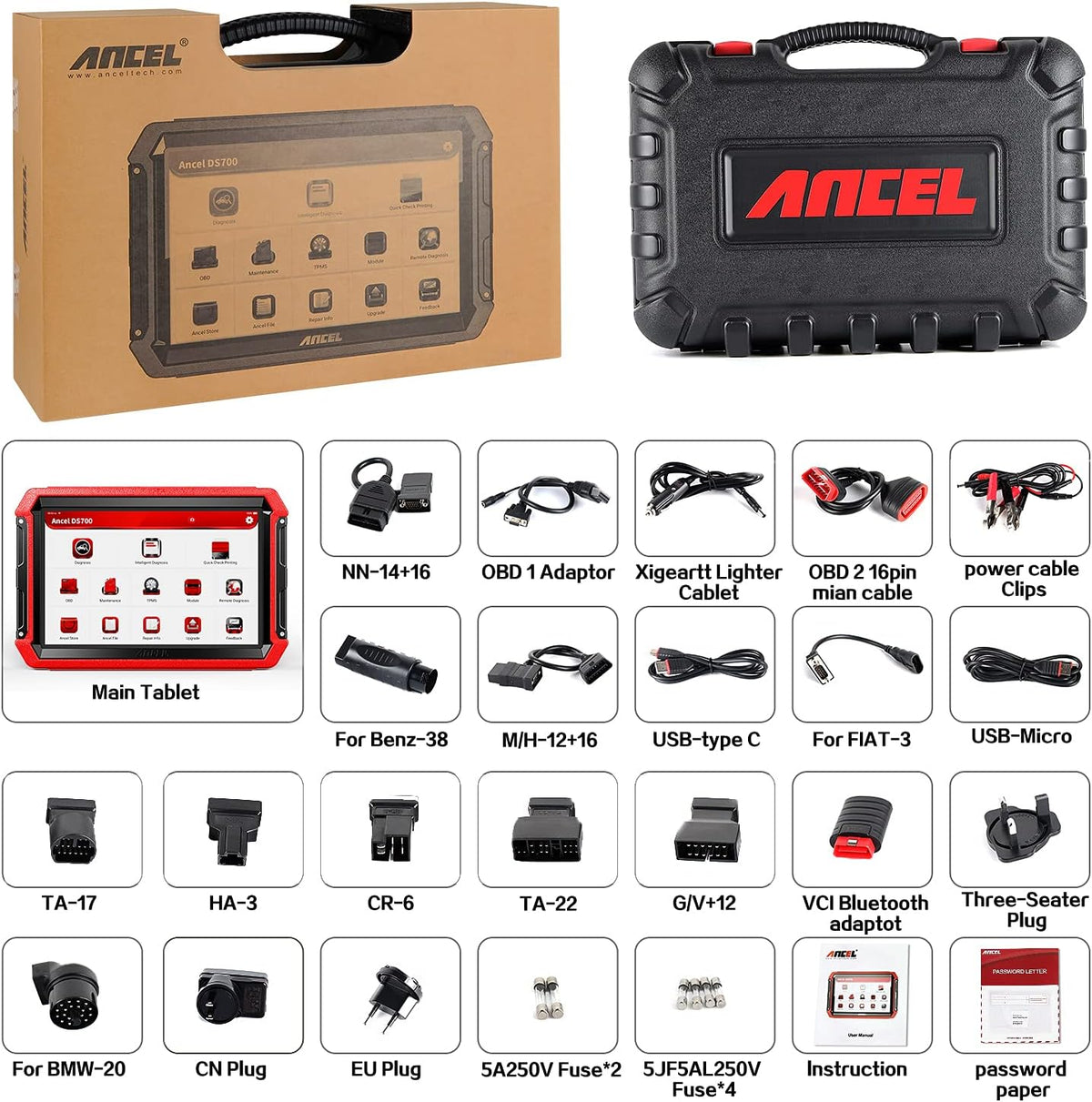 OBD2 Scanner with 34 Reset Functions K47230