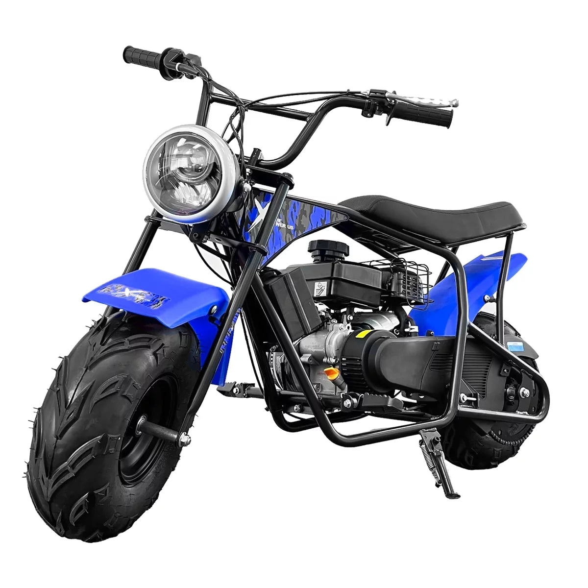 Blue 99cc Off-Road Mini Bike P721