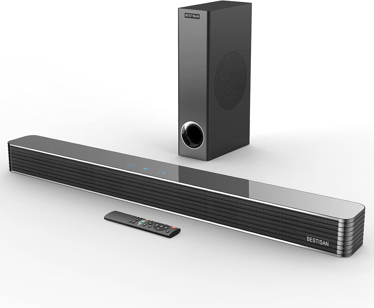 150W Wired & Wireless Bluetooth Sound Bar with Subwoofer P733263