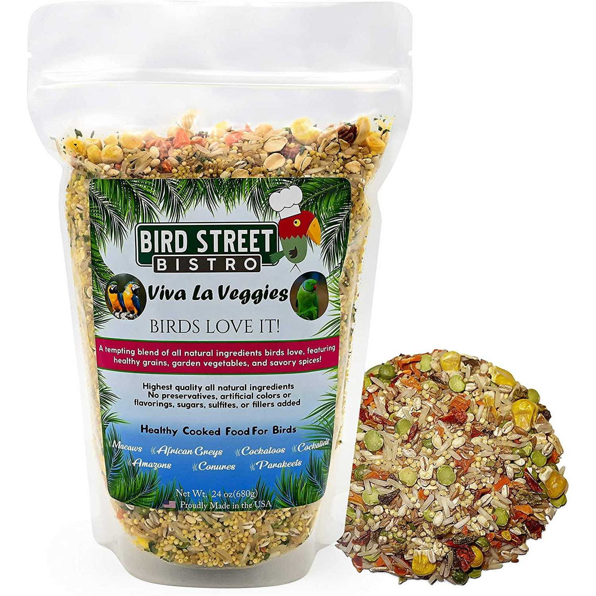 Parrot Food Parakeet Food Cockatiel Food Bird Food H102