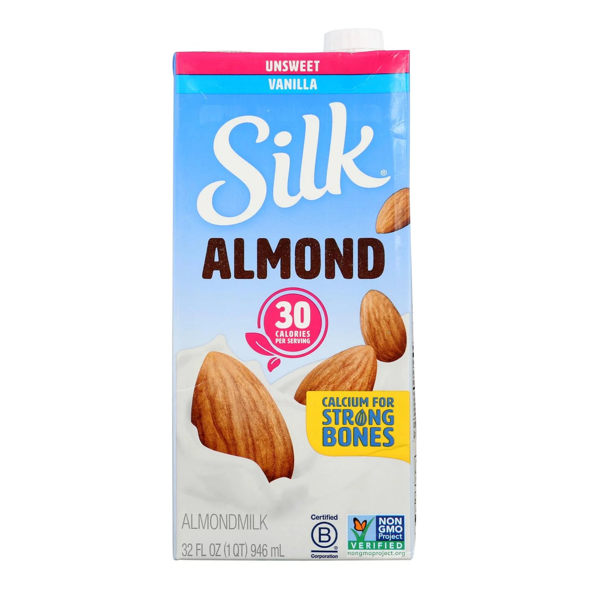 Unsweetened Vanilla Almond Milk - Case of 6 - 32 Fl oz. Q85803