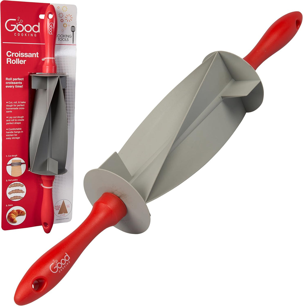 Rolling Pin Croissant Cutter Dough Pastry Wheel C140