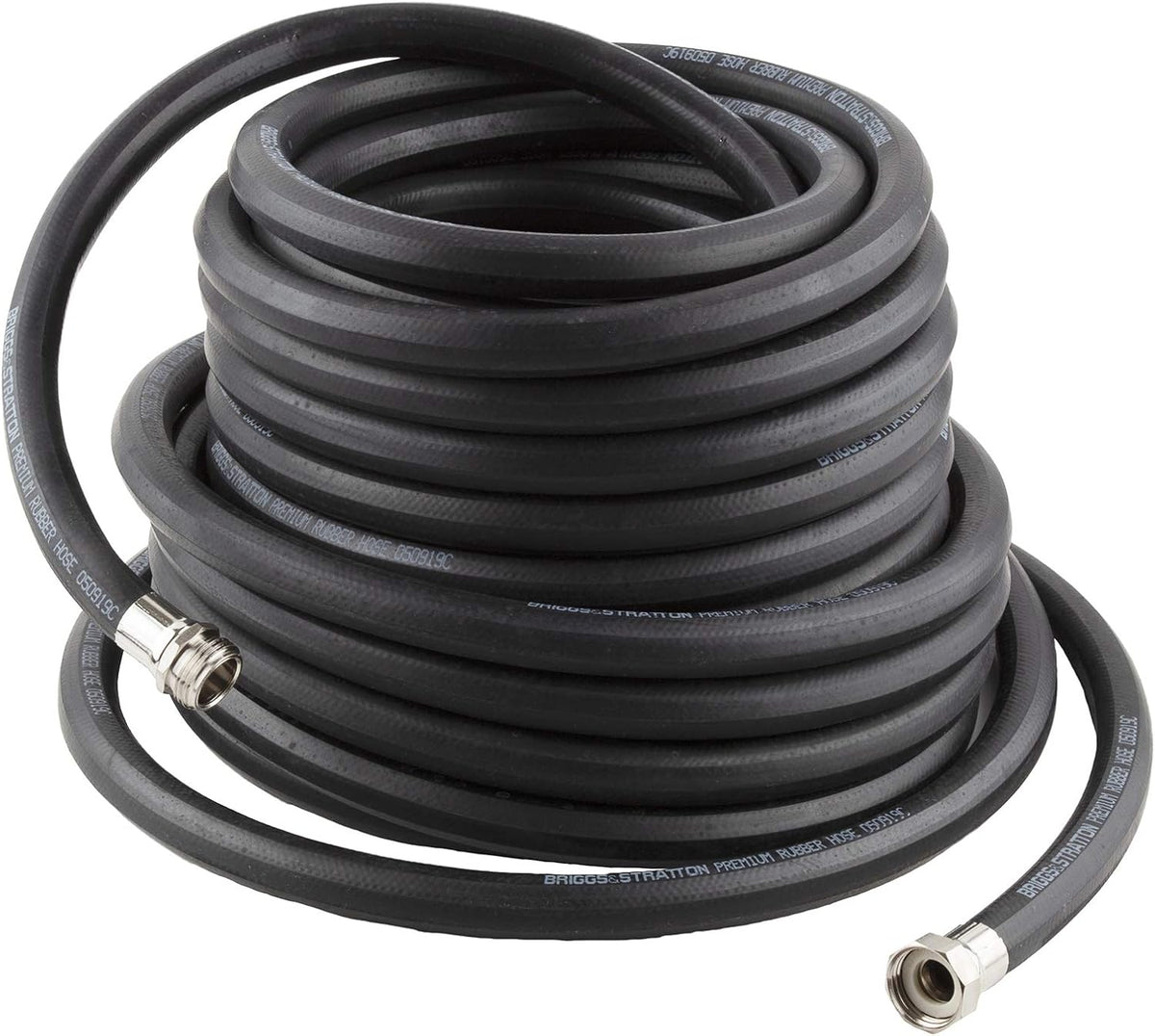 75-Foot Heavy-Duty Rubber Garden Hose Pack of 2 L22704