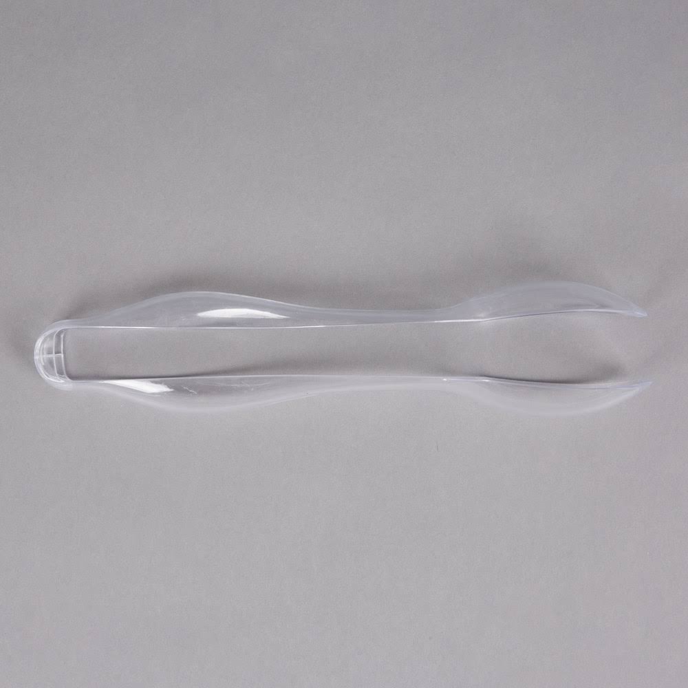 Clear Squeeze Tongs V8226