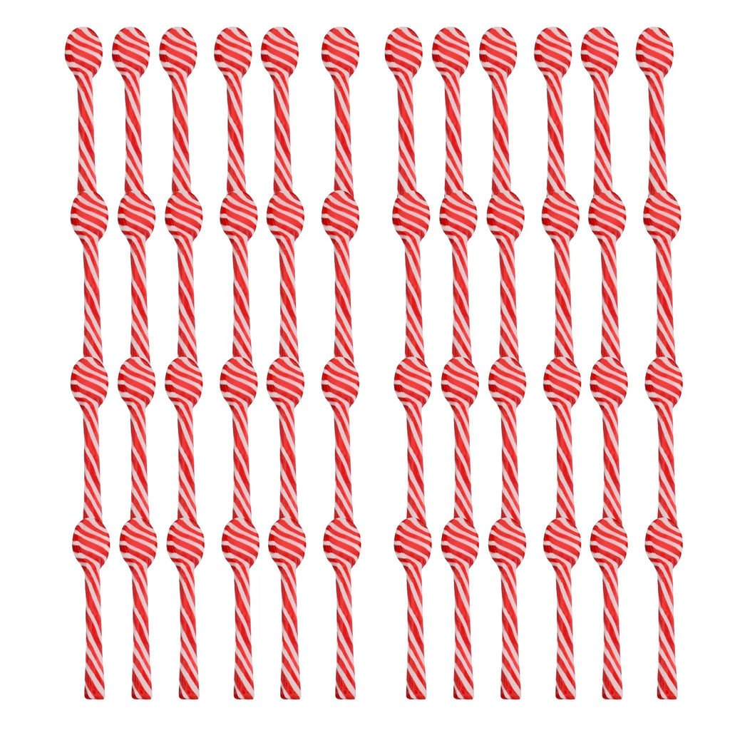 48ct Peppermint Hard Candy Spoons with Storage Carrier I43268