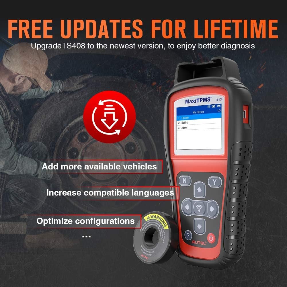 TPMS Relearn Tool TS408 Tire Pressure Monitor Sensor Programming Tool M6543