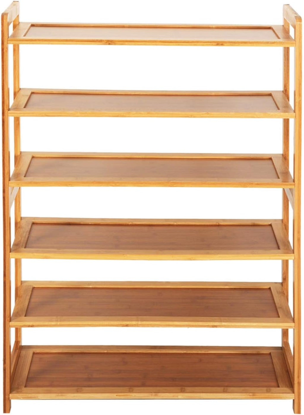 6 Tier Bamboo Shoe Rack Storage Shelf U5707