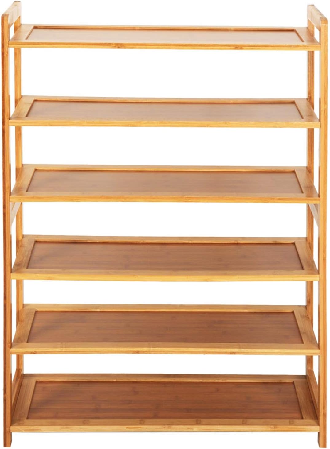 6 Tier Bamboo Shoe Rack Storage Shelf U5707