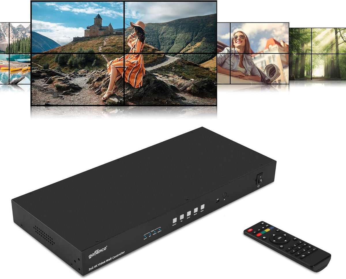2x2 Video Wall Processor Controller N211