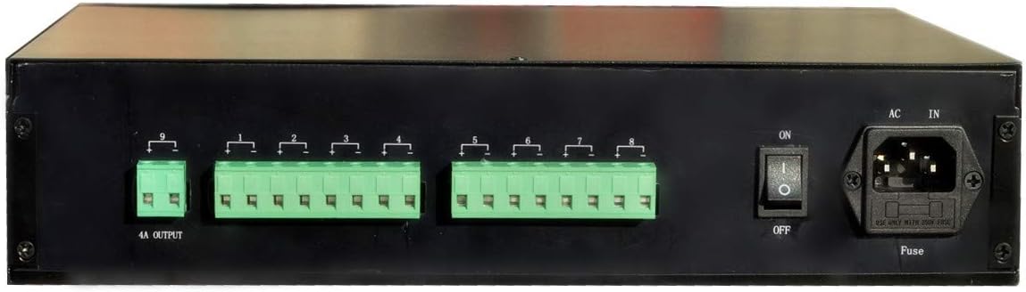 9 Channel DC12V 10 Amp CCTV Power Supply with Metal Box Z972232