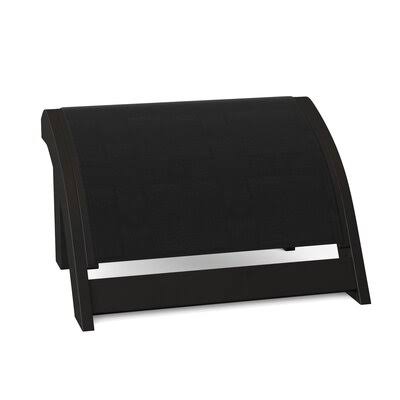 Textured Black Adirondack Ottoman O828596