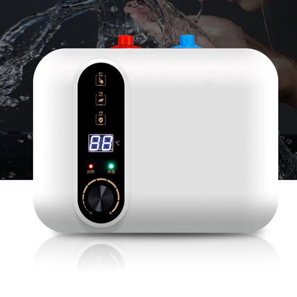Compact Mini-Tank Storage Electric Hot Water Heater 10L 1500W 110V X8309