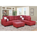 Red Right Hand Facing Sectional Sofa K657992