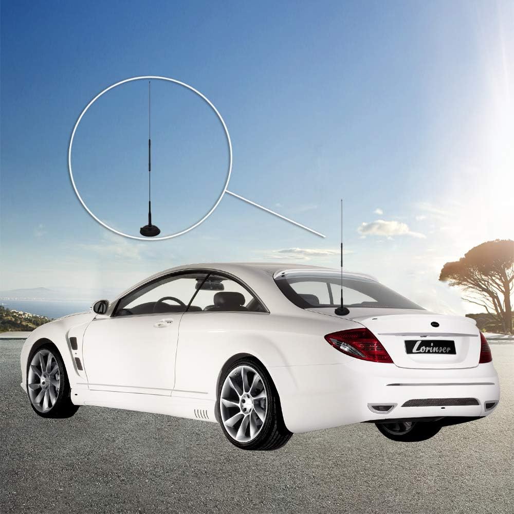 2meter 70cm Mobile Radio Antenna 29.5inch 144/430MHz PL259 Connector Pack of 2 V82861