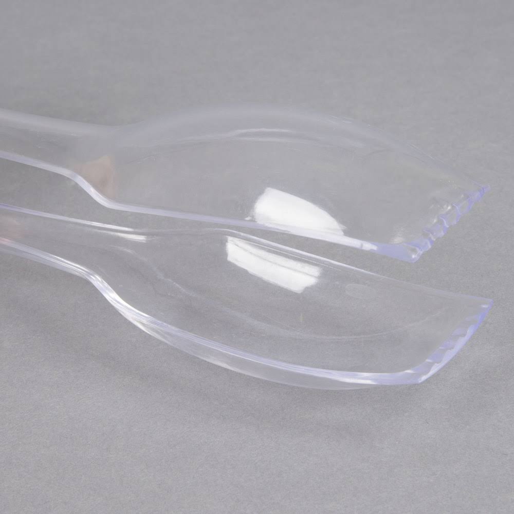 Clear Squeeze Tongs V8226