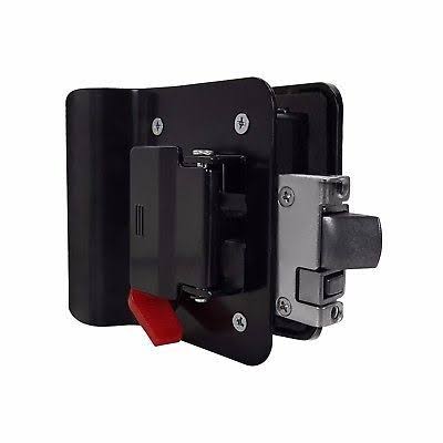 2 Black RV Entry Door Lock Latch Handle C7591